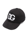 DOLCE & GABBANA EMBROIDERED-LOGO TOUCH-STRAP CAP