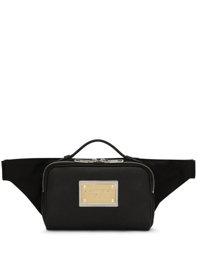 Dolce & Gabbana Dolce E Gabbana Mens Black Polyamide Belt Bag