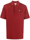 Kenzo Boke Flower Crest Polo T-shirt In Red