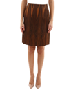 CELINE CÉLINE WOMEN'S BROWN OTHER MATERIALS SKIRT,96263 38