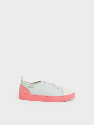 Charles & Keith Girls' Colour-block Sneakers In Green