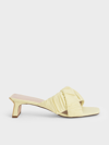 CHARLES & KEITH CHARLES & KEITH - LINEN ASYMMETRIC RUCHED MULES