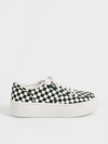 CHARLES & KEITH CHARLES & KEITH - SKYE CHECKERED CANVAS & COTTON SNEAKERS
