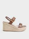 CHARLES & KEITH CHARLES & KEITH - BUCKLED ESPADRILLE WEDGES