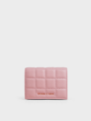 CHARLES & KEITH QUILTED MINI SHORT WALLET