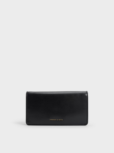 Aki's Everythingyoulike - CHARLES & KEITH METAL TOP HANDLE LONG WALLET P  1499 ( with box )