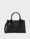 CHARLES & KEITH DOUBLE TOP HANDLE STRUCTURED BAG