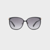 Charles & Keith Oversized Sunglasses In Black