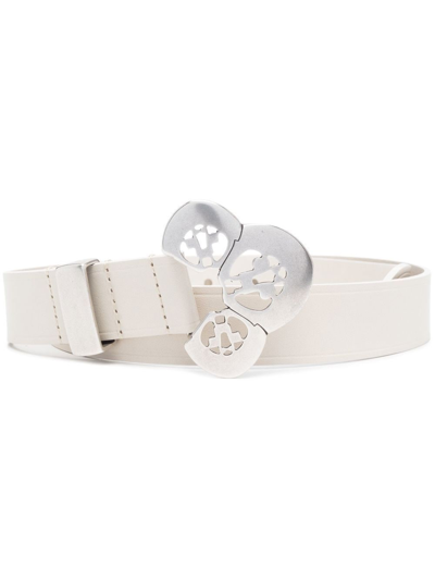 Isabel Marant Leather Belt In Neutro