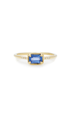 Ila Women's Karina 14k Gold, Diamonds & Blue Sapphire Ring In Blue