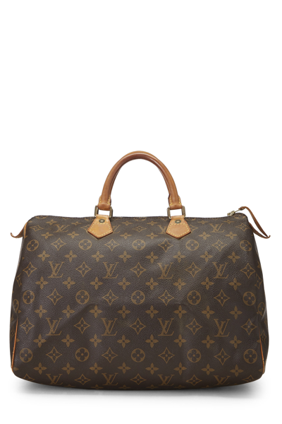 Pre-owned Louis Vuitton Monogram Canvas Speedy 35