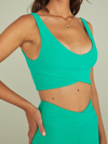 Carbon38 Wrap Sports Bra In Melt