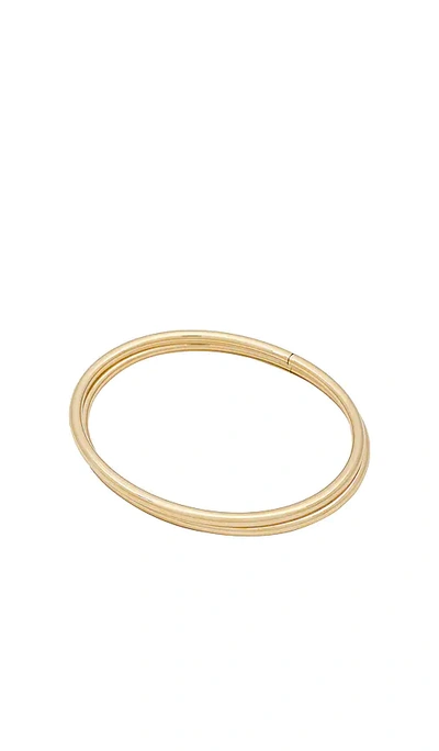 Jenny Bird Dane Bangle Set In Metallic Gold