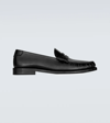 SAINT LAURENT LE LOAFER LEATHER LOAFERS