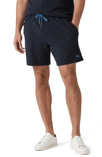 Rodd & Gunn Resort Piqué Cotton Shorts In Navy