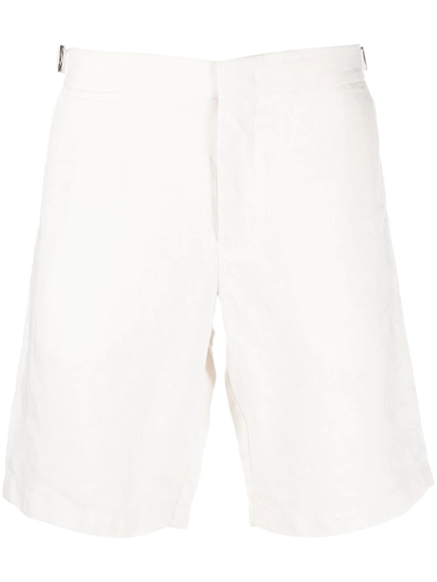 Orlebar Brown Norwich Concealed-front Fastening Shorts In Neutrals