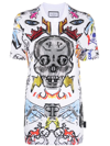 PHILIPP PLEIN MAN FIT CRYSTAL SKULL T恤