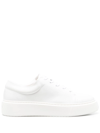 Ganni Logo-detail Sneakers In White