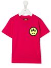 Barrow Teen Logo-print Short-sleeved T-shirt In Rosa