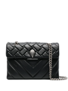 Kurt Geiger London Quilted Shoulder Bag In Black
