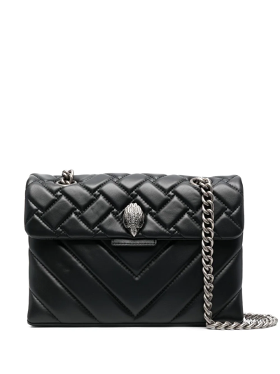 Kurt Geiger London Quilted Shoulder Bag In Black