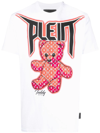 PHILIPP PLEIN SPRAY-EFFECT 泰迪熊印花T恤