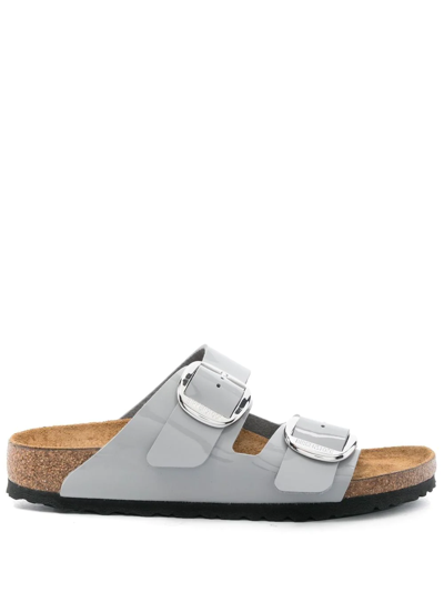 Birkenstock Arizona Big Buckle Sandals In Grau