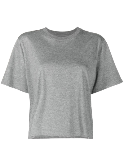 Loulou Studio Crew-neck Oversized T-shirt In Gray