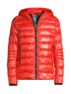 Canada Goose Crofton Packable Zip-up Padded Jacket In Signal Orange