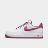 Nike Men's Air Force 1 Low Casual Shoes In White/light Bordeaux/white