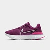 Nike React Infinity Run Flyknit 3 Sneakers In Purple In Pink/light Bordeaux/white