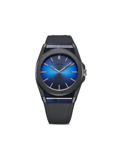 D1 Milano Watch Carbonlite 40.5mm In Black/blue