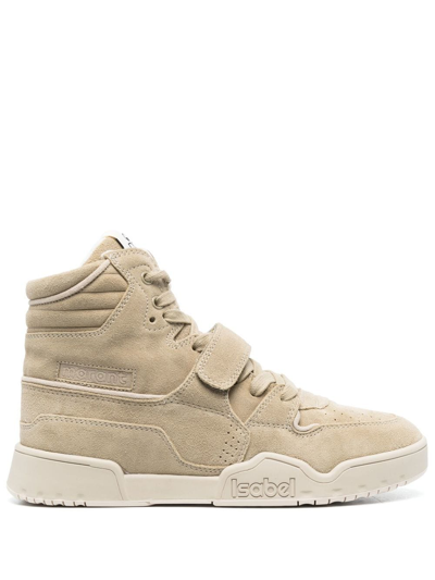 Isabel Marant Lace-up High-top Sneakers In Neutrals