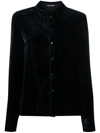 TOM FORD VELVET-EFFECT LONG-SLEEVE SHIRT