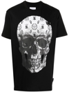 PHILIPP PLEIN SKULL-PRINT SHORT-SLEEVE T-SHIRT