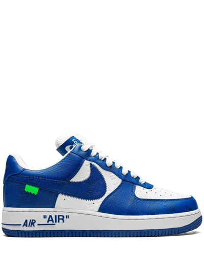 Nike X Louis Vuitton Air Force 1 Low Sneakers In Blue