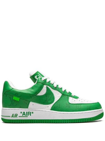 Nike X Louis Vuitton Air Force 1 Low Sneakers In Green