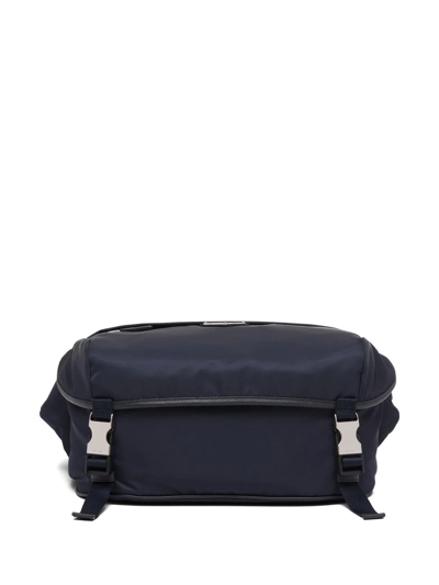 Prada Re-nylon Messenger Bag In Blue