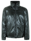 Diesel Reversible Semi-gloss Nylon Puff Jacket In Xx Black