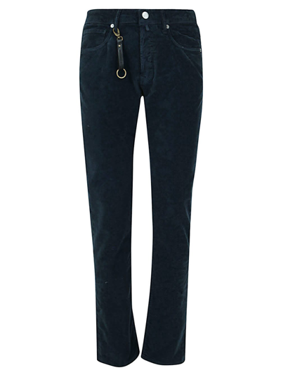 Incotex Comfort Solid Jeans In Blue