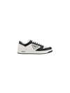 Prada Gucci New Avenue Lt Wht Blk Snkr In Bianco+nero