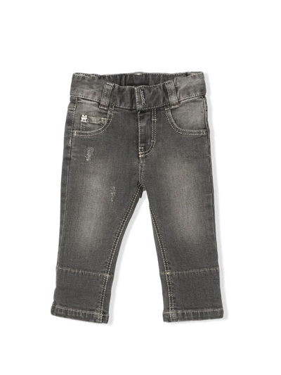 Givenchy Kids' Grey Cotton Jeans In Grigio