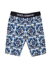 Dolce & Gabbana Majolica-print Cycling Shorts