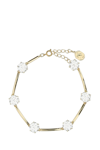 Swarovski Constella Crystal Bangle Bracelet In Gold Tone