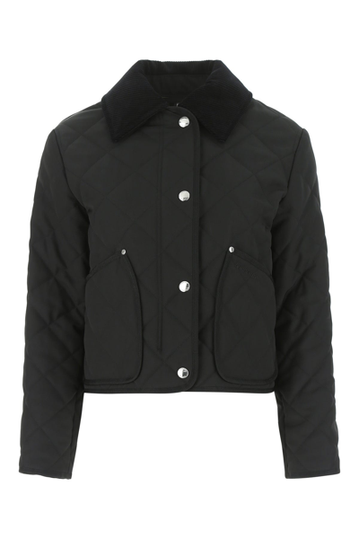 Burberry Black Polyester Jacket Black  Donna Xs