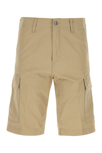 Carhartt Cappuccino Cotton Regular Cargo Shorts Beige  Wip Uomo 34