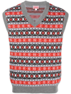 Kenzo Merino Wool Jacquard Jumper Medium Red Male