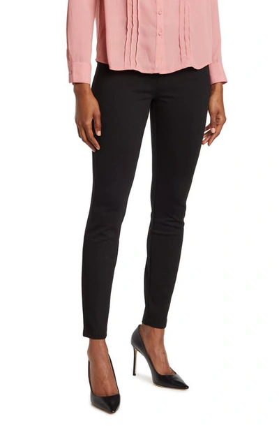 Nanette Nanette Footwr Pull-on Ponte Leggings In Very Black