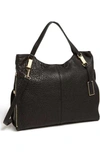 VINCE CAMUTO 'RILEY' LEATHER TOTE - BLACK,VC-RILEY-TO