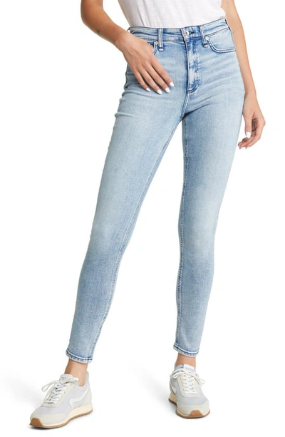 Rag & Bone Nina High-rise Mica Ankle Skinny Jean In Blue